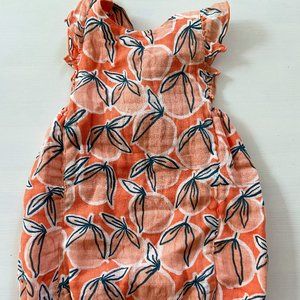 NWT Angel Dear Oranges Sunsuit 18-24m